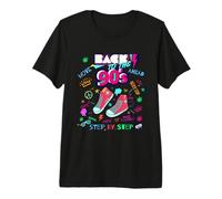 Back To 90's Tees Vintage Retro I Love 90's Graphic Design Camiseta Premium