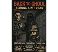 Back to Ghoul - Funny Metalhead Notebook for School | Goth Rock Student Journal