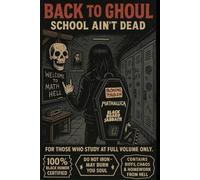 Back to Ghoul - Funny Metalhead Notebook for School | Goth Rock Student Journal