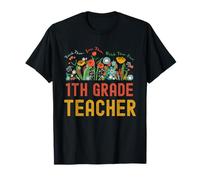 Back to School 1st Grade Teacher Wildflower Camiseta