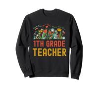 Back to School 1st Grade Teacher Wildflower Sudadera