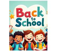Back to school: 30 PAGES Coloring Book forKids and Adults ,Bold ,for relaxation Calm Stress with EASY AND Simple Designs