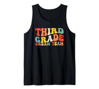 Back to School 3rd Grade Dream Team Teacher Kids Third Grade Camiseta sin Mangas