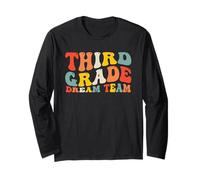 Back to School 3rd Grade Dream Team Teacher Kids Third Grade Manga Larga