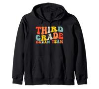 Back to School 3rd Grade Dream Team Teacher Kids Third Grade Sudadera con Capucha