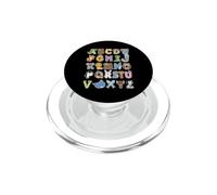 Back to School ABC Kindergarten Teacher PopSockets PopGrip para MagSafe