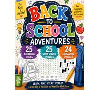 Back-to-School Adventures: A Bold & Easy Coloring and Activity Book for Kids