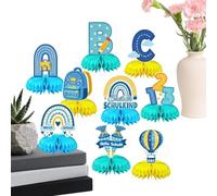 Back To School Decorations 9 Pieces Funny German Double Centerp Sided Paper