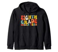 Back to School Eighth Grade Dream Team 8th Grad Teacher Kids Sudadera con Capucha