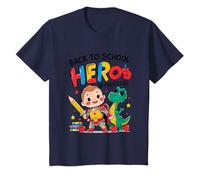 Back to School Hero in Progress Cute Knight and Dino Kids Camiseta