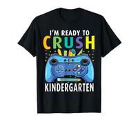 Back To School I'm Ready To Crush Kindergarten Video Games Camiseta