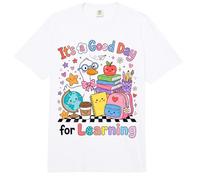 Back to School It's a Good Day for Learning Teacher Goose Comfort Colors Adult Heavyweight T-Shirt