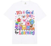 Back to School It's a Good Day for Learning Teacher Goose Comfort Colors Adult Heavyweight T-Shirt