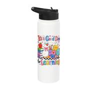 Back to School It's a Good Day for Learning Teacher Goose Stainless Steel Insulated Water Bottle