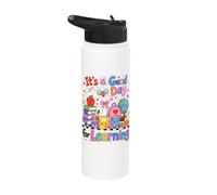 Back to School It's a Good Day for Learning Teacher Goose Stainless Steel Insulated Water Bottle