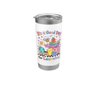 Back to School It's a Good Day for Learning Teacher Goose Vaso térmico de acero inoxidable de doble pared