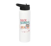 Back to School Nursing Student Stainless Steel Insulated Water Bottle