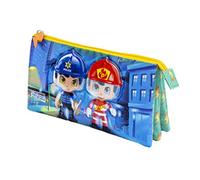 BACK TO SCHOOL Pinypon Action - Estuche portatodo triple con tres compartimentos (Famosa 700015986)