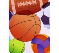 Back to School Sport Themed Notebook: All Sports Journal 70 Pages Lined