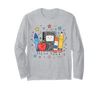 Back To School Supplies Teacher Classroom Pencil Apple Art Manga Larga