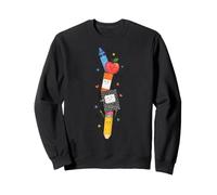 Back To School Supplies Teacher Classroom Pencil Apple Art Sudadera