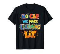 Back to School Teacher No Cap We Make Learning Lit Camiseta