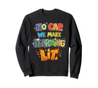 Back to School Teacher No Cap We Make Learning Lit Sudadera