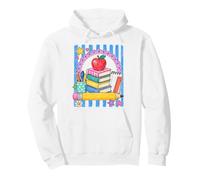 Back to School Teacher Student Apple Books Classroom Sudadera con Capucha