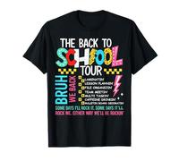 Back to School Tour 2025 2026 Funny Teacher Gen Alpha Vibes Camiseta