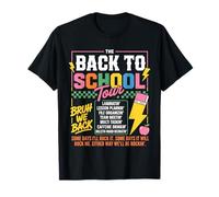 Back To School Tour Cute Teacher First Day Of School Bruh Camiseta