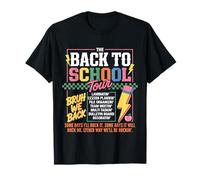 Back To School Tour Cute Teacher First Day Of School Bruh Camiseta
