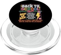 Back To School Tour Cute Teacher First Day Of School Bruh PopSockets PopGrip para MagSafe