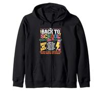 Back To School Tour Cute Teacher First Day Of School Bruh Sudadera con Capucha