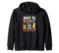 Back To School Tour Cute Teacher First Day Of School Bruh Sudadera con Capucha