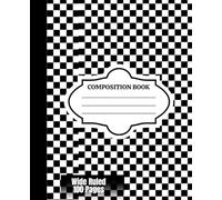 Back to School Wide Ruled Composition Notebook - 7.5 x 9.25 Lined Journal for Middle & High School Students: Aesthetic Minimal Notebook for Notes, ... Student School Supplies Essential | 100 Pages