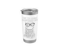 Back to School Wise Owl Learning Student Vaso térmico de acero inoxidable de doble pared