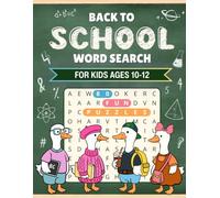 Back to School Word Search for Kids Ages 10-12: 80 Brain-Boosting Puzzles Packed with Subjects, Science, History, and More (Word Search Goose Collection - Puzzle Adventures for Kids)