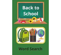 Back to School Word Search: great gift for kids and students
