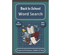 Back to School Word Search Puzzle Book: Word Searches with Easy-to-Read Print about Recess, Pencils, Lunchtime and More | 6x9 inches, 110 pages | 50+ ... Gift for Vacations, Holidays and Free Times