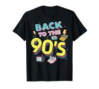 Back To The 90s Cassette Tape Retro Old School Mujeres Hombres Niños Camiseta