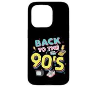 Back To The 90s Cassette Tape Retro Old School Mujeres Hombres Niños Carcasa para iPhone 15 Pro