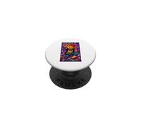 Back to The 90s Teddy Bear Retro Nostalgia PopSockets PopGrip Adhesivo