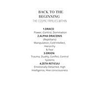 BACK TO THE BEGINNING ; THE COSMIC FAMILIES WITHIN: A spiritual Writing Journal to Reconnect with Your Galactic Soul Lineage. A starseed Journal of ... Memory,and Galactic Awakening.Matte Hardcover