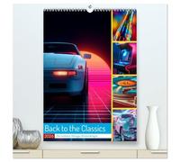 Back to the Classics (hochwertiger Premium Wandkalender 2026 DIN A2 hoch), Kunstdruck in Hochglanz: Ein Kalender voller Retro-Poster-Designs im Stil ... über Flower Power bis hin zu 90s Pop Culture.