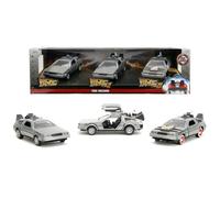 Back To The Future 1 :3 2 Tiempo Máquina 3-Pack Die-Cast Coches, Toys para Niños
