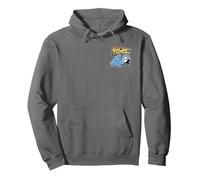 Back To The Future 40th Anniversary Sticker Collage F&B Sudadera con Capucha, Unisex para Adultos, Asfalto, M