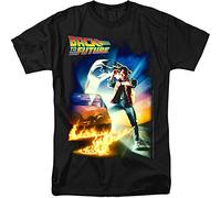 Back To The Future Camiseta para hombre con póster de película - - Large