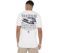 Back to The Future Camiseta Unisex It Hasn't Been Written Back, Color Blanco, Talla M