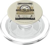 Back to the Future Clock Tower Poster PopSockets PopGrip para MagSafe