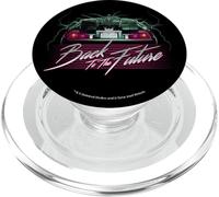Back To the Future DeLorean 80's Style Neon PopSockets PopGrip para MagSafe
